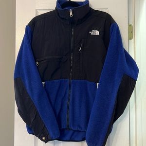 North Face Royal Blue Zip-up Coat